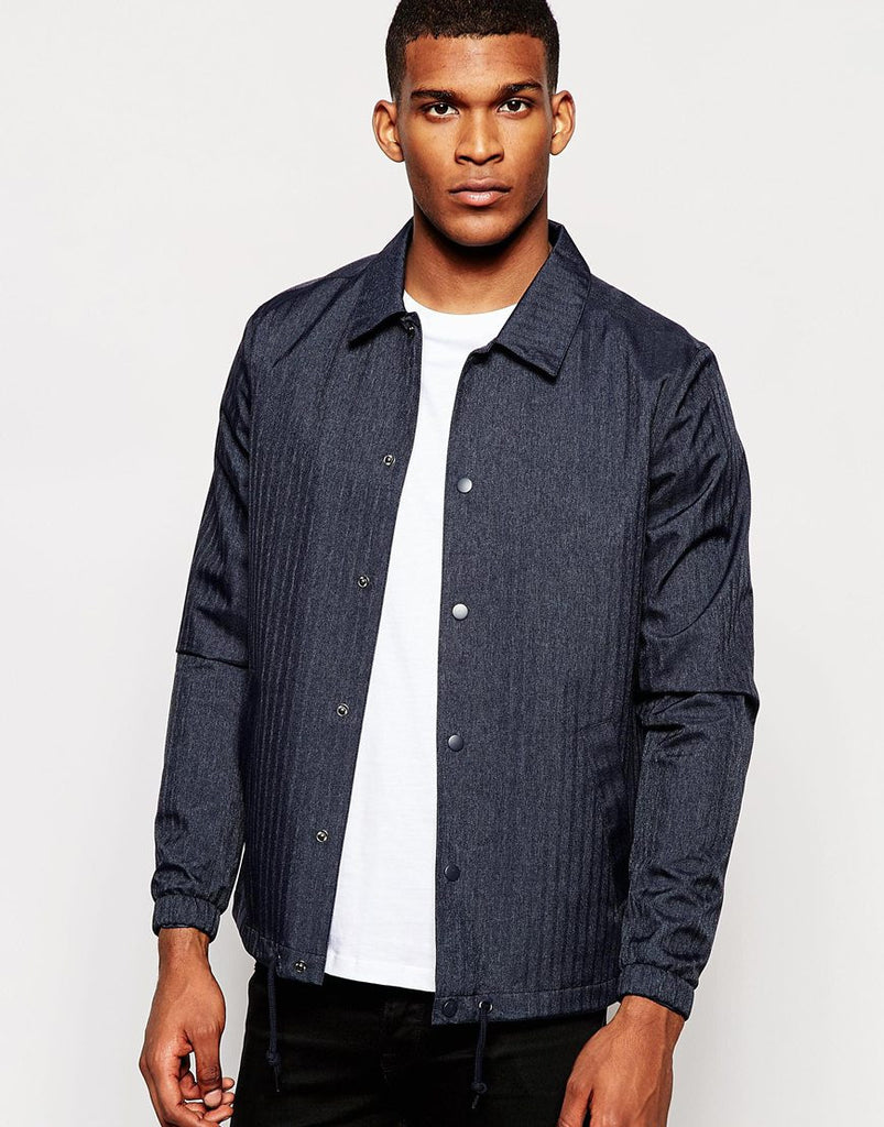 River Island Coach Jacket in Herringbone