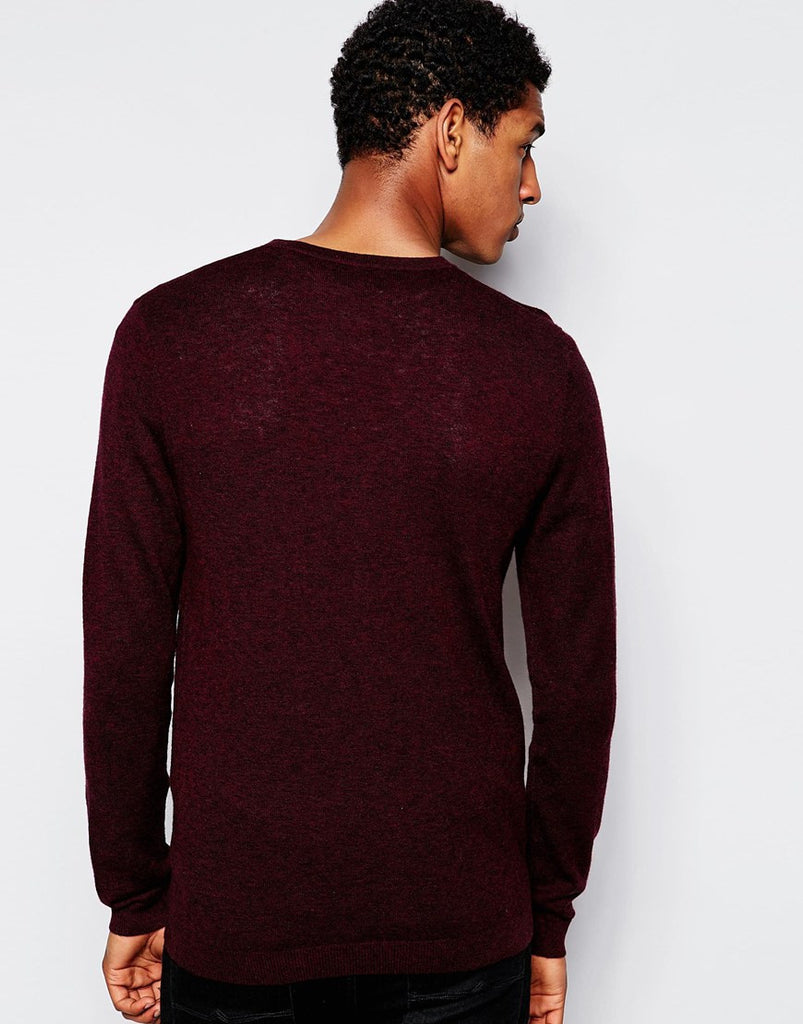 ASOS V Neck Cardgian in Merino